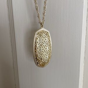 Kendra Scott Rae Filigree Necklace - Gold